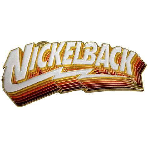 Nickelback 'Gradient Shadows Logo' Pin Badge | Eyesore Merch