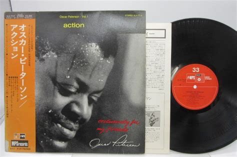 Yahooオークション 【帯付】oscar Peterson「action」lp（12インチ