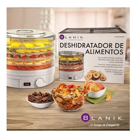 Deshidratador Alimentos Frutas Y Verduras Blanik BDA020 5 Niveles