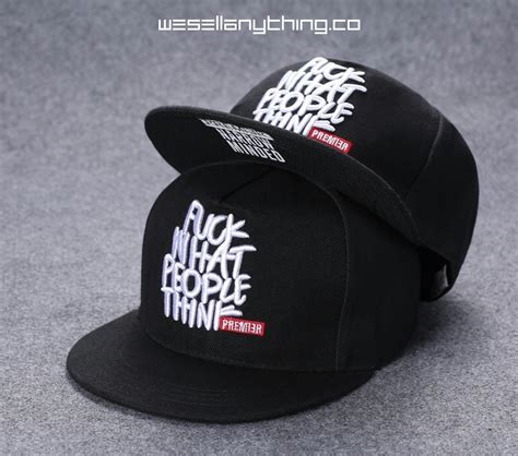 FUCK WHAT PEOPLE THINK SNAPBACK CAP By Wesellanything Co