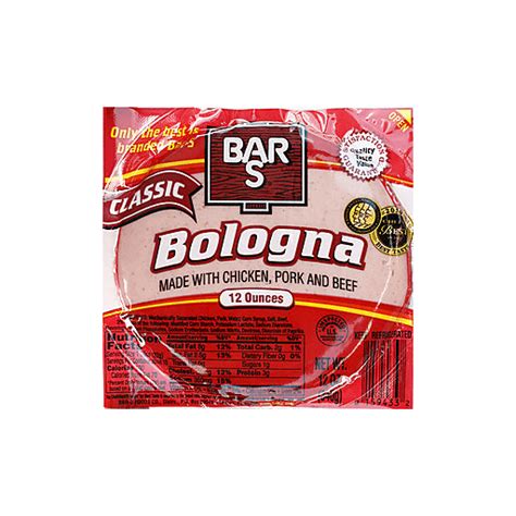 Bar S Thick Bologna 12 Oz | Bologna | Price Cutter