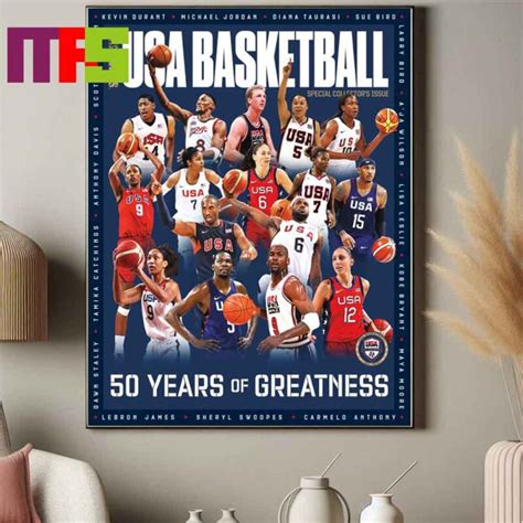 Slam Present Usa Basketball Cover Is Celebrating 50 Years Of History