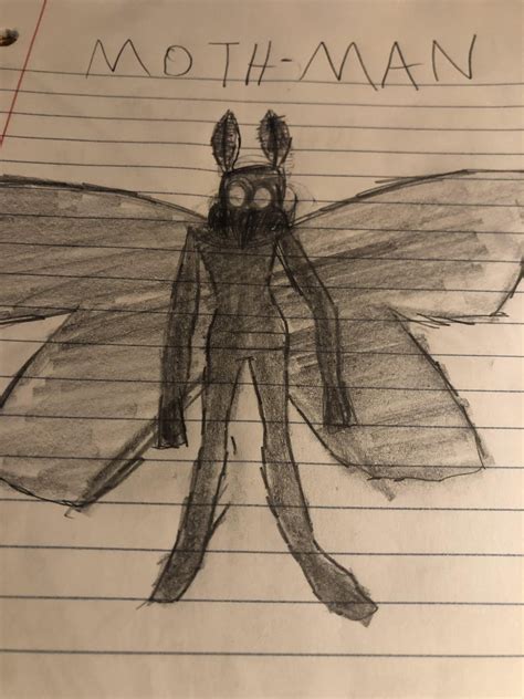 Mothman art : r/Cryptozoology