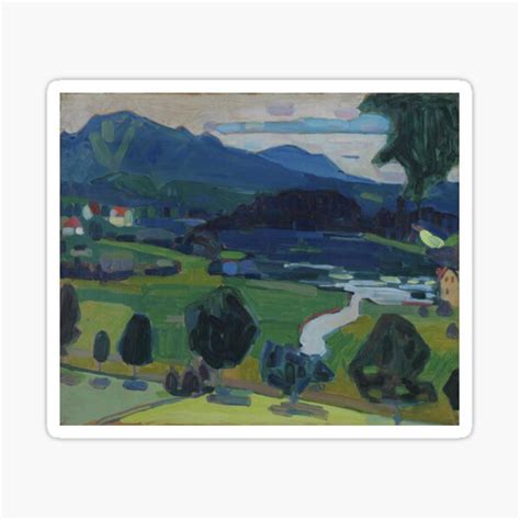 Kandinsky Landscapes Sticker For Sale By Youssef Art Redbubble