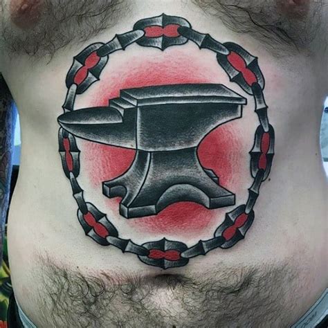 Traditional Anvil Tattoo