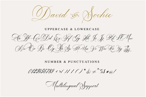 Descargar Fuente David And Sovhie Calligraphy Gratis En Ifont