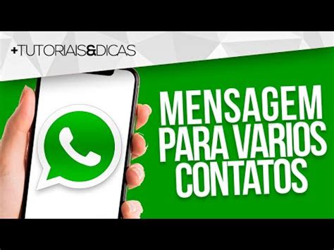 Como Enviar Mensagem Para V Rios Contatos Do Whatsapp De Uma Vez S