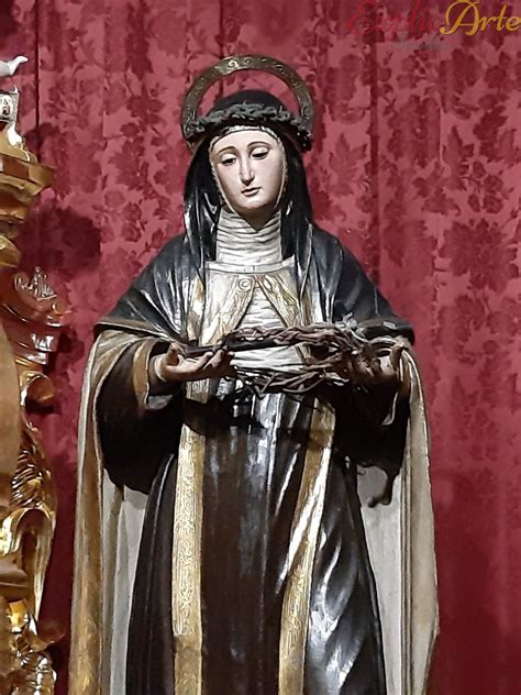 Explicarte Sevilla La Imagen De Santa María Magdalena De Pazzi En La