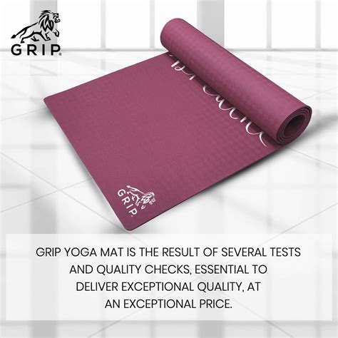 Grip Standard Yoga Mats, 4mm To 12mm at Rs 280/piece in Noida | ID ...