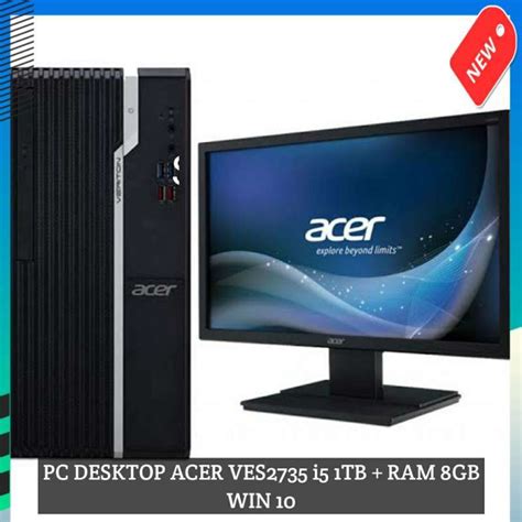 Jual Pc Desktop Acer Veriton Es2735 Core I5 9400 4gb 1tb Win 10 Pro