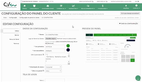 Portal Do Cliente Dialogo - Novo Portal do Cliente - Painel do Gestor : CV CRM