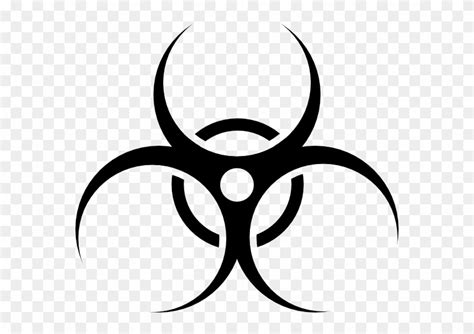 Biohazard Transparent Clipart Free Stock Biohazard Symbol Clip Art