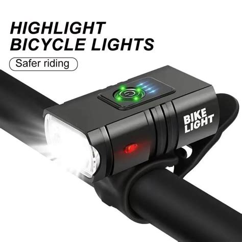 Luz Led Frontal Para Bicicleta De Monta A L Mpara Recargable De L