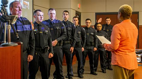 The South Bend Police Department hired eight new officers Wednesday