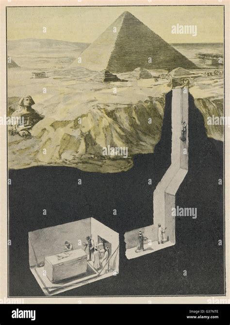 egyptian burial chamber pyramid  res stock photography  images alamy