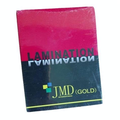 Jmd Gold Lamination Pouch Film At Rs Pack Laminating Pouch Film