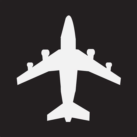 Plane Icon symbol sign 644533 Vector Art at Vecteezy