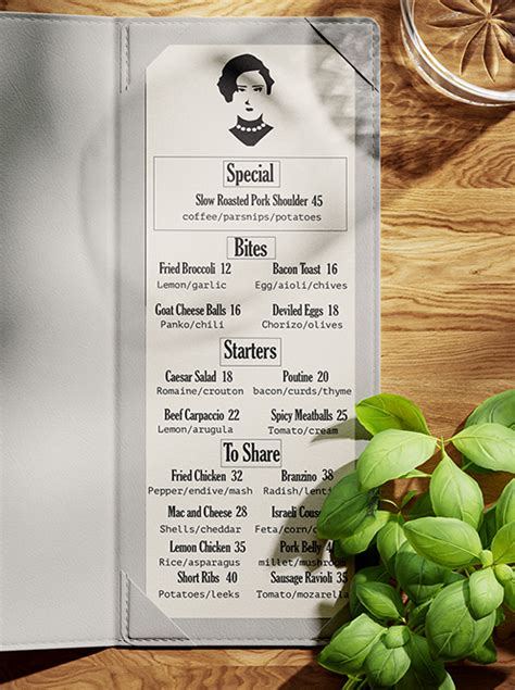 Menu Design Project by Max Pofcher on Dribbble