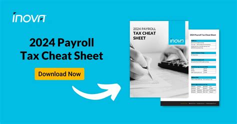 2024 Inova Payroll Tax Cheat Sheet Inova Payroll