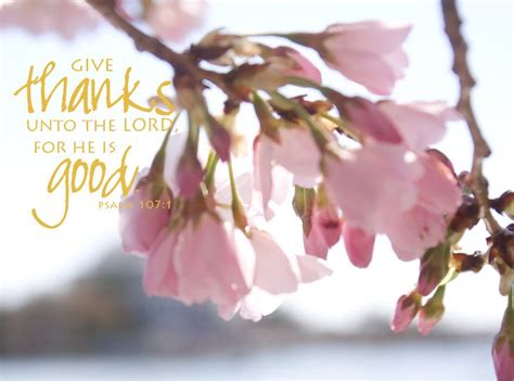 O Give Thanks Unto The Lord For He Is Good Psalm 107 Kjv Etsy Give