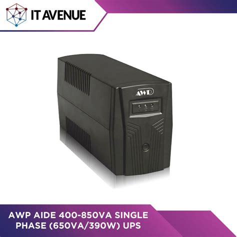 AWP AIDE 400 850VA Single Phase 650VA 390W UPS Lazada PH