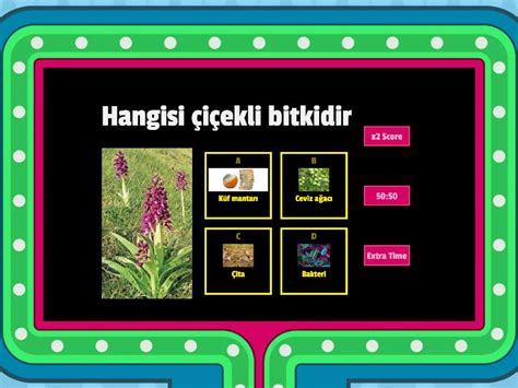 FEN BİLİMLERİ 5 SINIF 2 ÜNİTE TESTİ Gameshow quiz