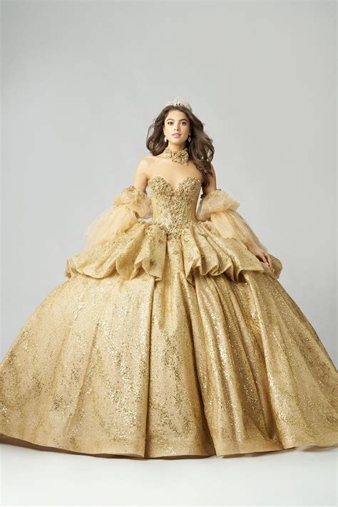 champagne quinceanera dresses 8