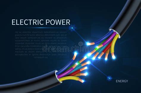 A Simple Electric Circuit Stock Vector Illustration Of Electrical 34345333