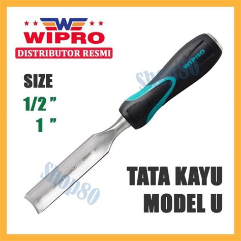 Jual Wipro Tatah Model U Pahat Tata Kayu Lengkung Kuku Mm