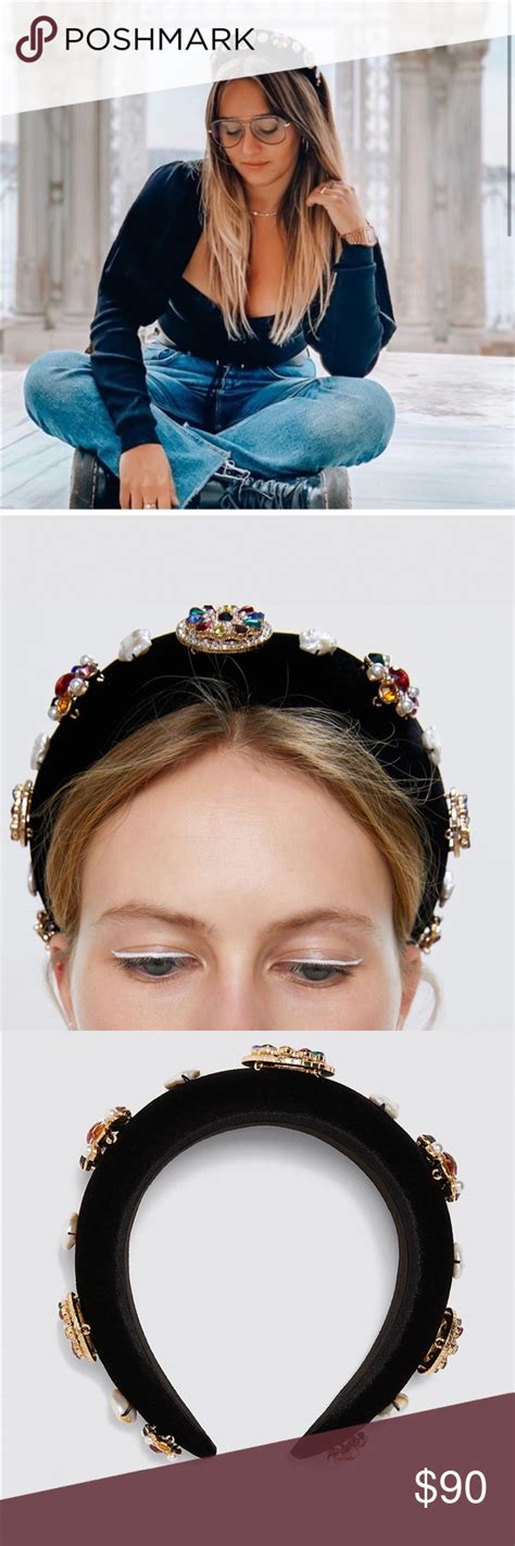 Zara Limited Edition Jewel Headband Jeweled Headband Zara Fashion Tips