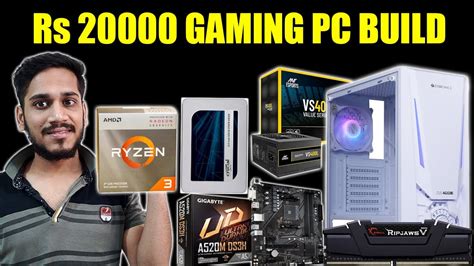 Rs Best Budget Gaming Pc Build India Under K Gaming Pc Build