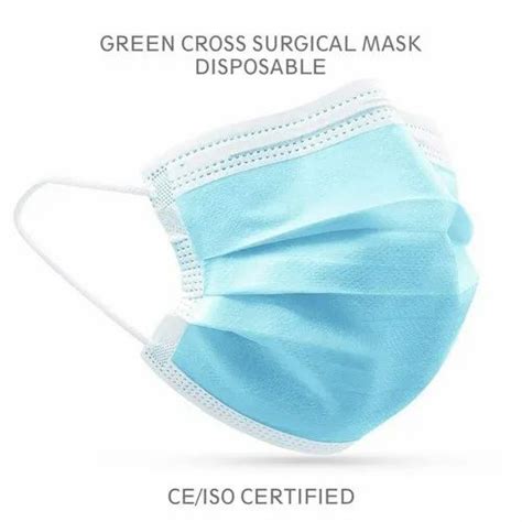 Green Cross 3 Ply Disposable Face Mask At Best Price In Bengaluru