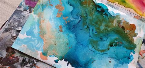 Fluid Painting With Jackson S Alcohol Inks Jackson S Art BlogJackson