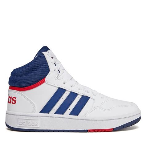 Buty adidas Hoops Mid Shoes GZ9647 Biały eobuwie pl