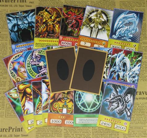 2020 Yu Gi Oh! Anime Style Cards Dark Magician Exodia Obelisk Slifer Ra ...