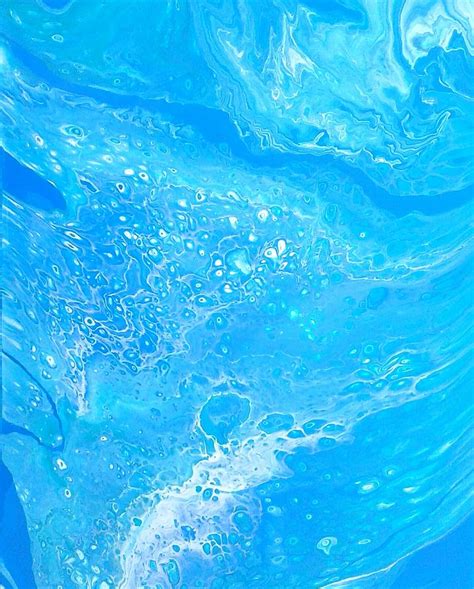 Sea Foam Painting by Gabi Kinnick