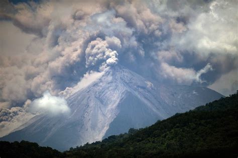 Guatemala volcano erupts