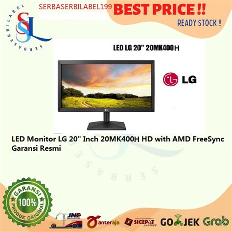 Jual Led Monitor Lg Inch Mk H Hd Ips Hdmi Garansi Resmi Lg