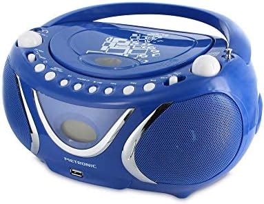 Metronic 477132 Radio Lecteur CD MP3 Portable Square Avec Port USB