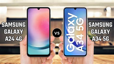 Samsung Galaxy A24 4g Vs Samsung Galaxy A34 5g Youtube