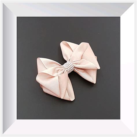 Laço Luxo Nude Loja D Laço e Cia Elo Produtos Especiais