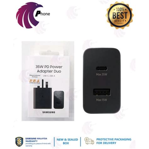 Samsung 35w Pd Power Adapter Duo Usb C Usb A Shopee Malaysia