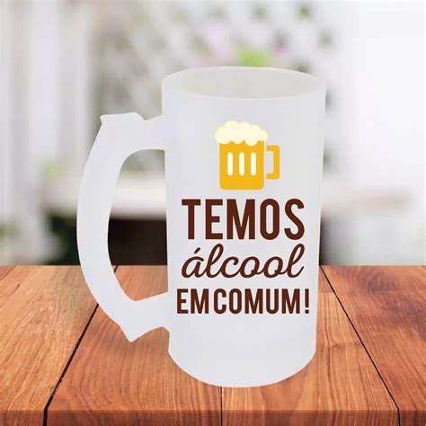 Caneca De Chopp Jateada Personalizada 475ml Shopee Brasil