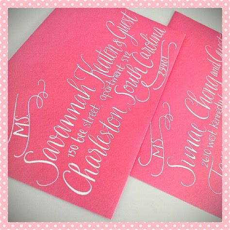 Calligraphy Envelope Addressing For Weddings And Other Occasions