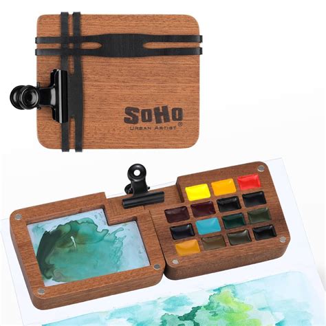 Soho Artist Mini Wooden Travel Watercolor Set Of Jerry S Artarama