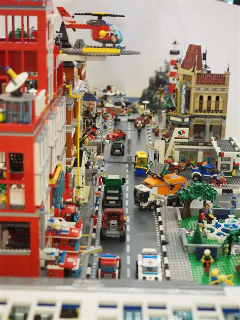 Lego City Themed Diorama Photo Credit To Wong Jun Heng Flickr