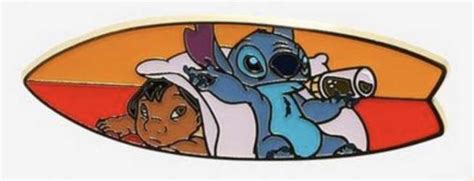 58834 - Stitch with Bottle - BoxLunch - Lilo and Stitch Surfboard ...