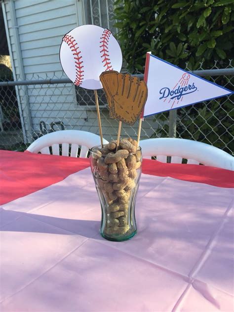 Resultado De Imagen De Baseball Theme Party Centerpieces Baseball