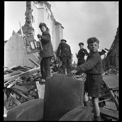 After a Bombing Raid on London During World War II by Toni Frissell ...