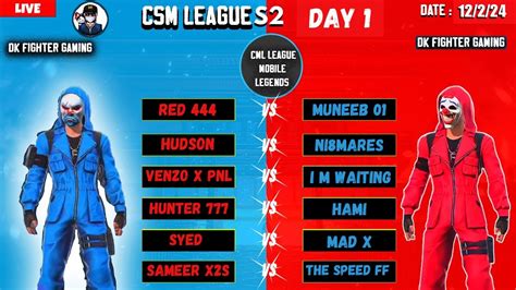 Cs Mobile League Season 2round 1day 1freefire Pakistantournament